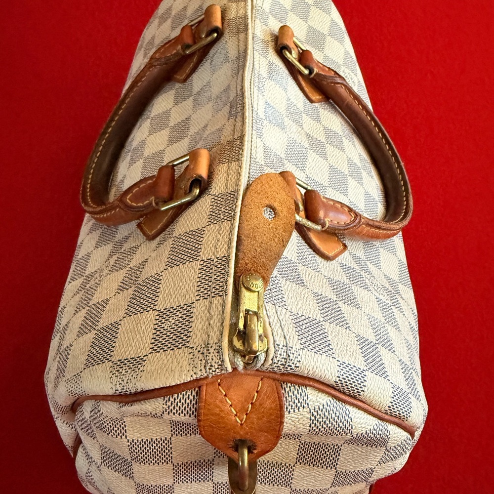 Louis Vuitton Damier Azur Speedy 30 Hand Bag - Picture 2 of 11
